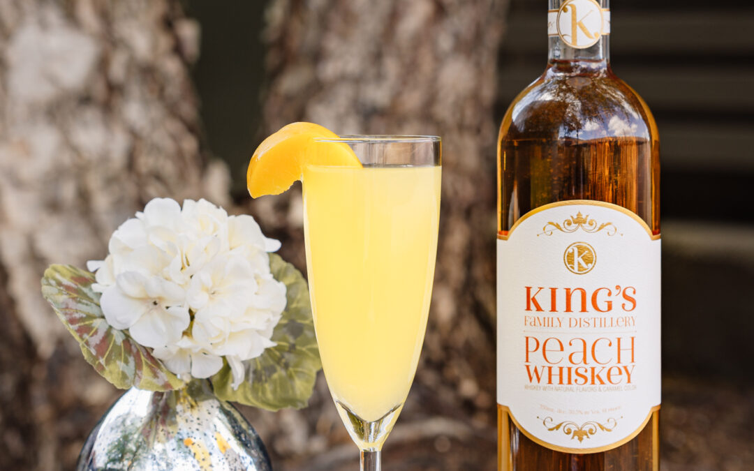 Peach Whiskey Mimosa
