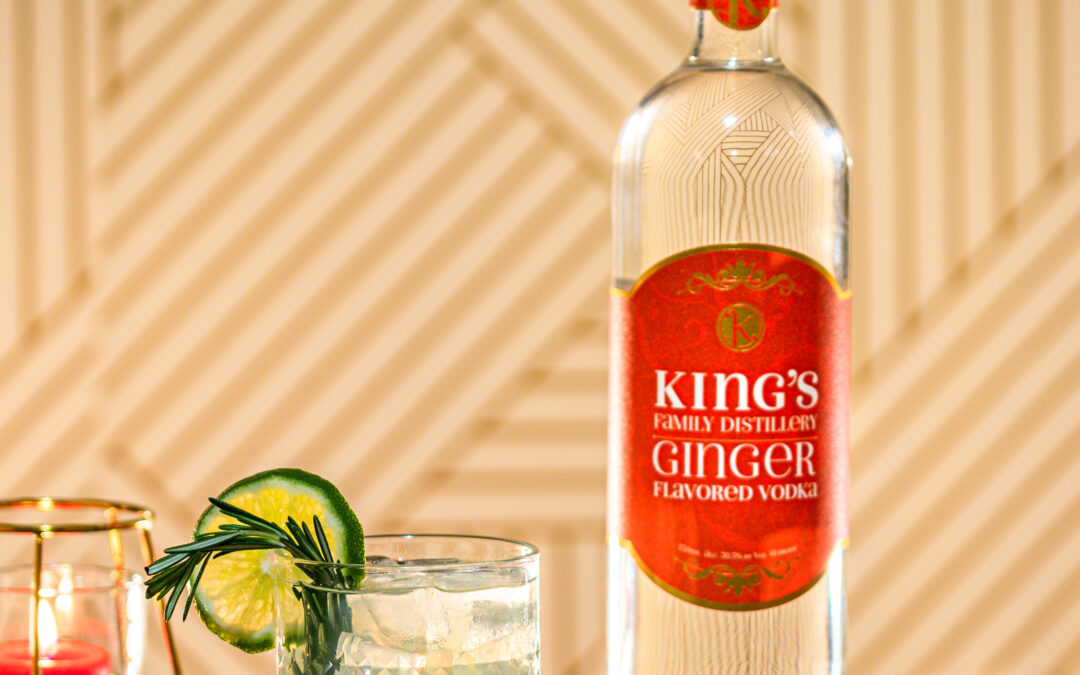 Spicy Rosemary Vodka Gimlet